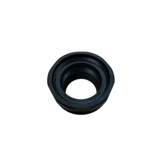 Resilient Suppressors DDC / RS Zilch Adapter in DLC black, the short titanium adapter that takes a Cherry Bomb-style muzzle device to HUB threads
