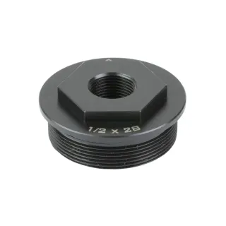 Angstadt Arms Direct Thread Adapter, 1/2X28 Thread Pitch to HUB, Black AAHUBDT228 (product photo)