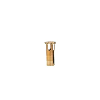 A JK 155 piston in bronze finish, photographed upright on white